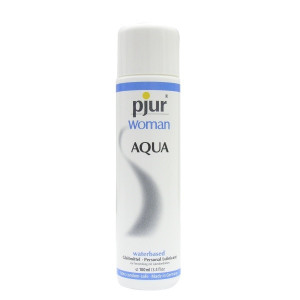 Lubrykant na bazie wody - Woman Aqua 100 ml - nawilżający, dedykowany dla kobiet - Pjur