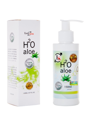 Lubrykant na bazie wody - H2O Aloe 150 ml - z aloesem, uniwersalny - LoveStim