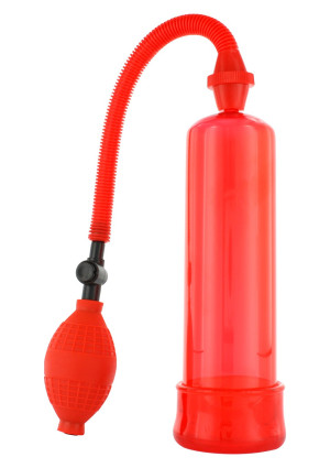 Seven Creations PENIS ENLARGER PUMP - Czerwona Klasyczna pompka do penisa