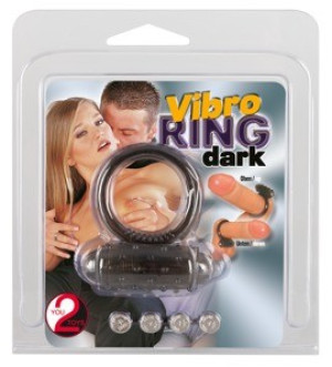 You2Toys Vibro Ring Dark - Wibrujący Pierścień erekcyjny
