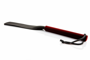Packa do erotycznych zabaw BDSM - czerwona, skórzana - WHIPS