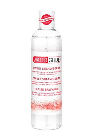 Lubrykant na bazie wody o smaku i aromacie truskawkowym - 300 ml - WATERGLIDE