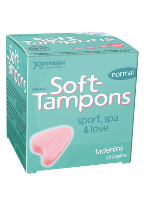Klasyczne tampony dopochwowe - 3 szt - Soft Tampons normal - Joy Division