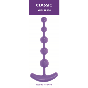 Kinx Classic Anal Beads - Sonda analna - dyskretna, Fioletowa