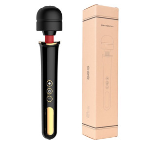 Massager Super Powerful USB Klasyczny masażer Wand Czarny