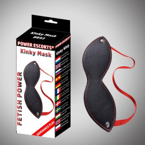Kinky mask black mask Opaska na oczy, Czarny BDSM