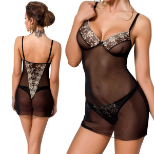 TYRONE CHEMISE black