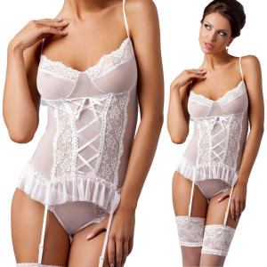 MARCELLE CORSET white