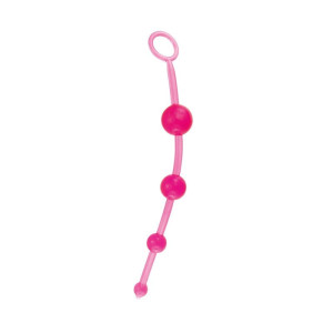 Toyz4Lovers Progresywne koraliki analne z uchwytem, Różowe