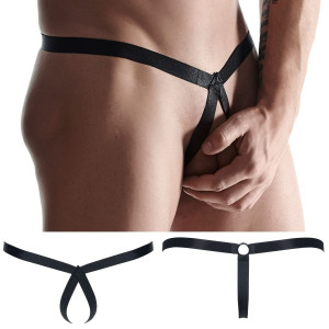 2 pack męskich stringów z gumy