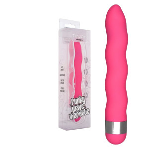 ToyJoy FUNKY WAVE VIBRETTE Wibrator Klasyczny, Różowy ABS