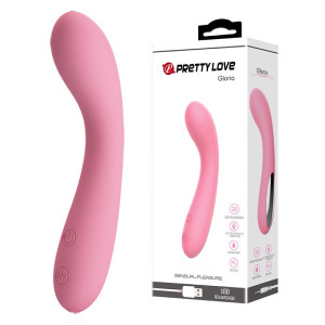 PRETTY LOVE - GLORIA - Wibrator stymulujący punkt G, USB Różowy