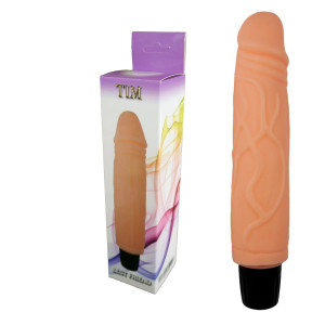 Boss TIM, 7 FUNCTION Wibrator Realistyczny, Cielisty
