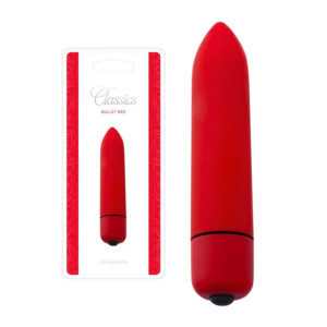 Toyz4LoversVIBRATORE BULLET CLASSICS Wibrator Klasyczny, Czerwony ABS