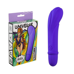 Universe Secret Flower Wibrator do punktu G, Fioletowy Silikonowy