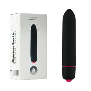 Adrien Lastic Univibe Wibrator Klasyczny - Mini, Czarny Silikonowy