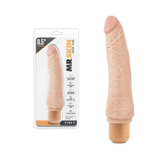 Blush MR. SKIN COCK 7 Wibrator Realistyczny, Cielisty