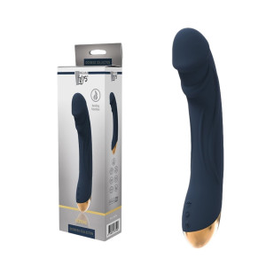 Dream Toys BOREAS Wibrator Realistyczny, Granatowy Silikonowy