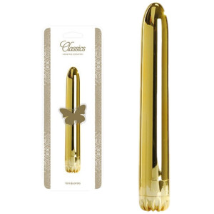 Toyz4Lovers CLASSIC VIBE GOLD MEDIUM - Klasyczny wibrator dopochwowy, Złoty