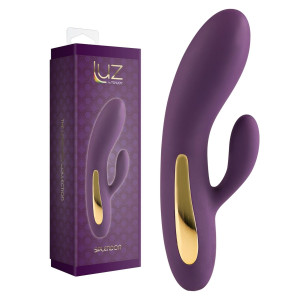 ToyJoy SPLENDOR RABBIT Wibrator z Króliczkiem USB Fioletowy Silikonowy