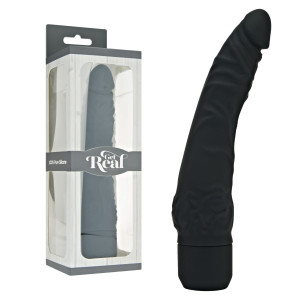 Wibrator realistyczny dopochwowy Slim silikonowy czarny 21 cm stymulujący punkt g ToyJoy