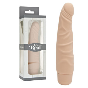 Wibrator realistyczny ToyJoy Mini Slim Nude cielisty silikonowy 16 cm z wypustkami