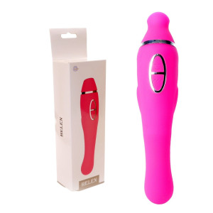 Boss Of Toys HELEN Pink - 12- vibrating / 8 suction functions USB Wibrator z funkcją stymulacji ciśnieniowej