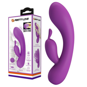 Pretty Love GRACE Wibrator z Króliczkiem 12 funkcji wibracji, USB Fioletowy