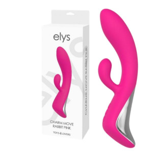 Toyz4Lovers ELYS - CHARM MOVE RABBIT Wibrator z Króliczkiem, USB Różowy