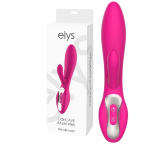 Toyz4Lovers ELYS - CONCAVE RABBIT Wibrator z Króliczkiem, USB Różowy