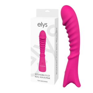 Toyz4Lovers ELYS - ROUNDISH PLOT REAL WAVE Wibrator do punktu G, Różowy Silikonowy