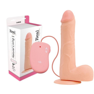 Toyz4LoversREAL RAPTURE 9" Wibrator Realistyczny z jądrami i przyssawką, Cieliste