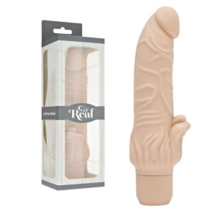 Wibrator realistyczny dopochwowy Stim Nude silikonowy cielisty 22,1 cm dla kobiet ToyJoy