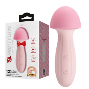 Pretty Love MUSHROOM - Designerski masażer Wand "grzybek", USB