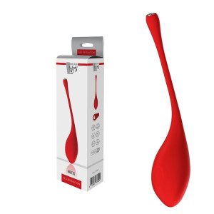 Dream Toys RED REVOLUTION METIS - Wibrujące jajeczko na USB, Czerwone