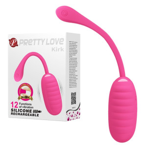Pretty Love - KIRK EGG - Wibrujące jajeczko z uchwytem, USB