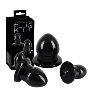 You2Toys Anal Stretching Zestaw korków analnych - różne rozmiary, Czarne