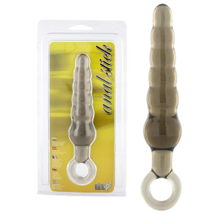 ANAL STICK Korek analny z uchwytem na palec, PVC