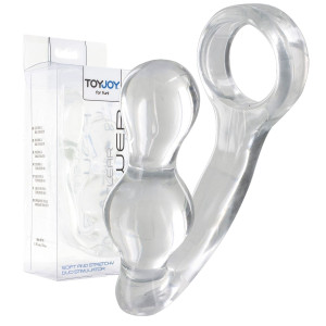 ToyJoy Korek analny z pierścieniem erekcyjnym, TPE
