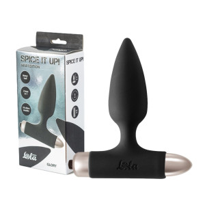 Lola Toys spice it up Korek analny z wibracjami Black
