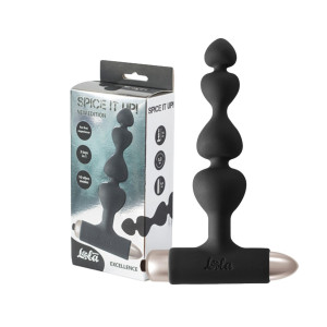 Lola Toys Spice it up New Edition Excellence Korek analny z wibracjami, Czarny