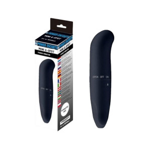 Power Escort Mini G-SPOT Black - Wibrator do symulacji łechtaczki, Czarny