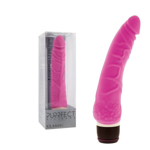 PURRFECT SILICONE CLASSIC 7.1" Wibrator Realistyczny Różowy