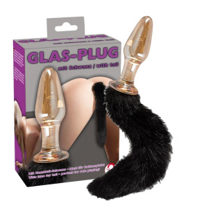 You2Toys Glas Plug Korek analny z ogonkiem
