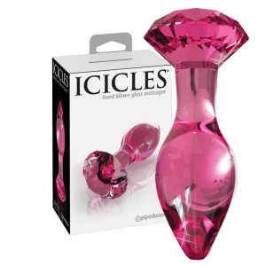 Pipedream Icicles No 79 - Elegancki szklany korek analny