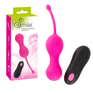 Sweet Smile RC Love Balls - Wibrujące kulki gejszy z pilotem, USB
