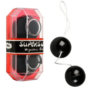Seven Creations PVC DUOTONE - Podwójne kulki gejszy, Czarne