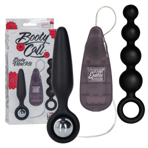 Calexotics BOOTY CALL Progresywny korek analny z wibracjami - na pilota, Czarny