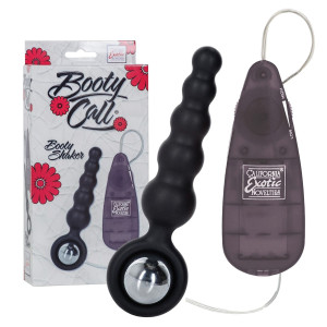 Calexotics BOOTY CALL BOOTY SHAKER Progresywny korek analny z wibracjami - na pilota, Czarny