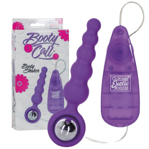 Calexotics BOOTY CALL BOOTY SHAKER Progresywny korek analny z wibracjami - na pilota, Fioletowy